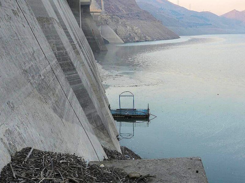 ببینید| ویدئویی ترسناک از حجم آب سد لتیان